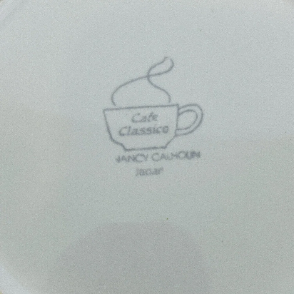 Nancy Calhoun Bella‎ Roma 3 Coupe Soup Bowl Lot Apples Cafe Classico Vintage
